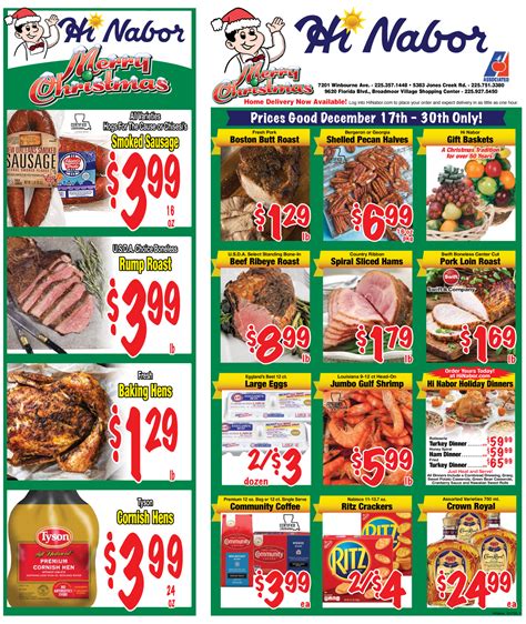 Hi nabor weekly ad jones creek - Oct 5, 2023 · This Week’s Specials! Spend Less, Shop More! Hi Nabor Supermarket's Weekly Sale Starts Now! (10/5/23 - 10/11/23) 